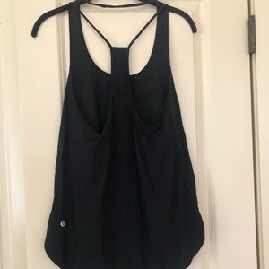 Black lulu lemon tank top